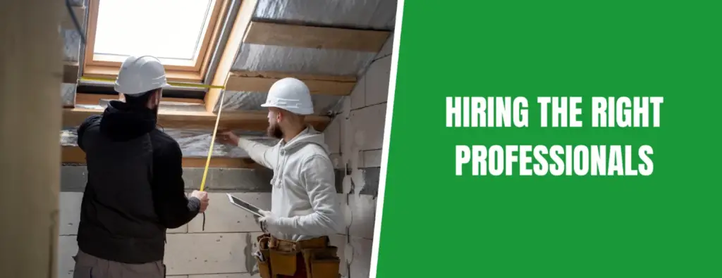 Hiring the Right Professionals